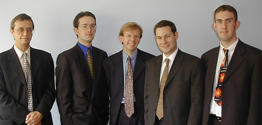 Picture of Transcendit's directors back in 2000