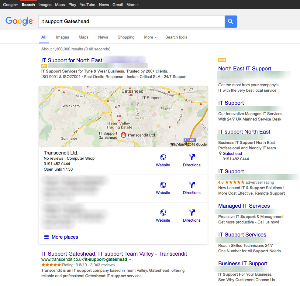 Seo newcastle